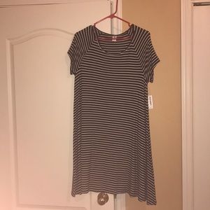 Striped tee dress